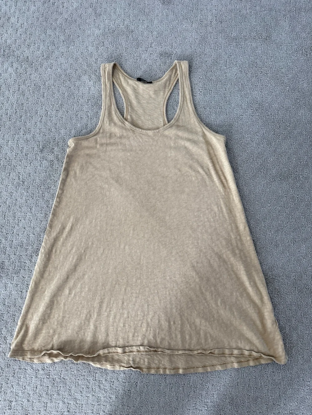 J.Crew Swingy Mini Tank Dress in Desert Sand